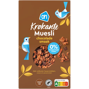 Krokante muesli chocolade