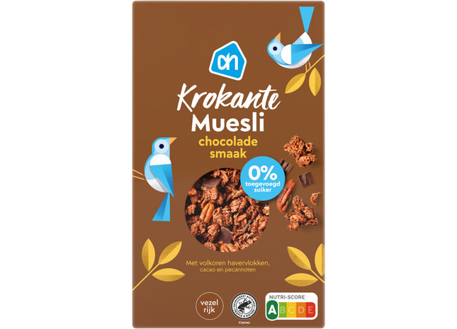 Krokante muesli chocolade