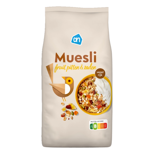 Müsli mit Früchten, Kernen und Samen