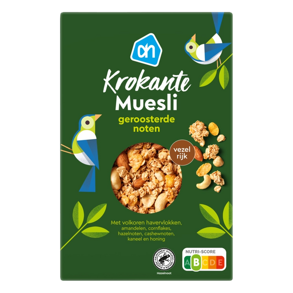 Knuspriges Müsli geröstete Nüsse
