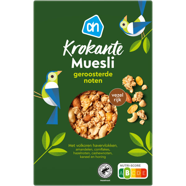 Krokante muesli geroosterde noten