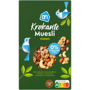 Krokante muesli noten