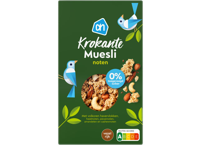 Krokante muesli noten