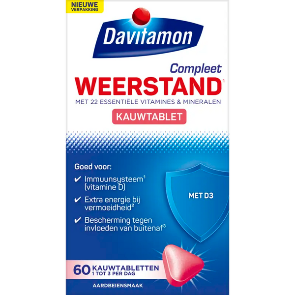 Davitamon Complete Chewable Immune Vitamins Strawberry
