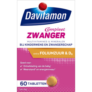 Davitamon Compleet zwanger multivitamine tabletten