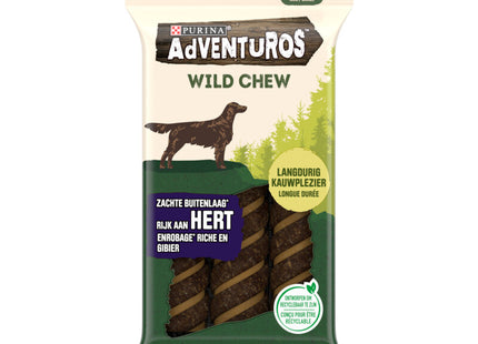 Adventuros Wild chew met hert hondensnack small