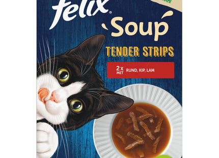 Felix Soup fillets with beef, chicken and lamb