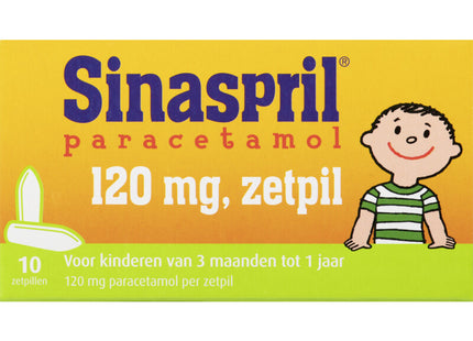 Sinaspril Paracetamol Suppository 120mg
