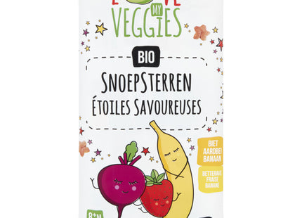 Love my veggies Snoepsterren biet aardbei banaan 8m+