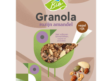 Biologisch Granola rozijn amandel