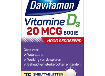 Davitamon Vitamin D3 forte melt tablets