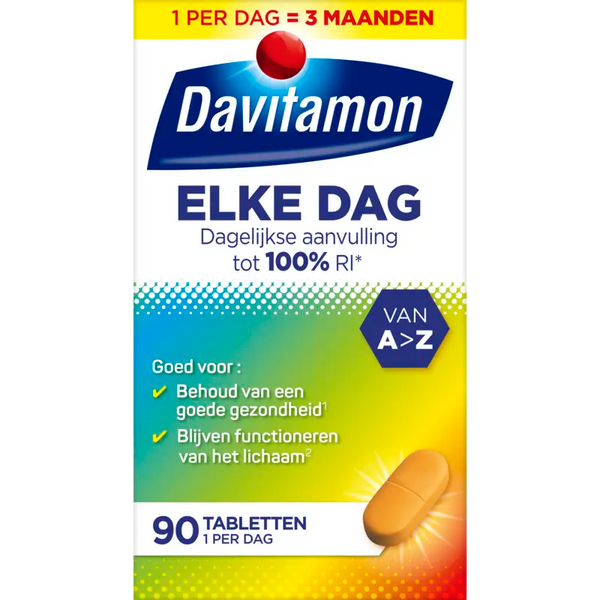 Davitamon Elke dag multivitaminen tablet