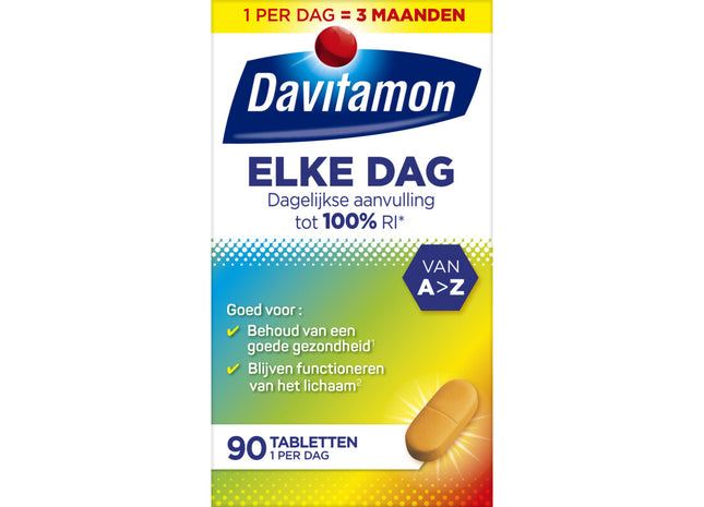 Davitamon Elke dag multivitaminen tablet