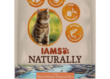 IAMS Naturally cat adult zalm & rijst