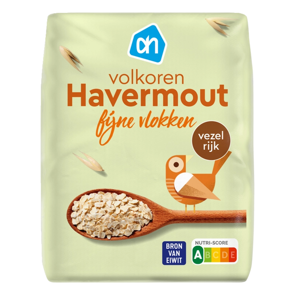 Whole grain oatmeal fine flakes