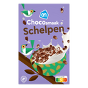 Chocolate-flavored shells