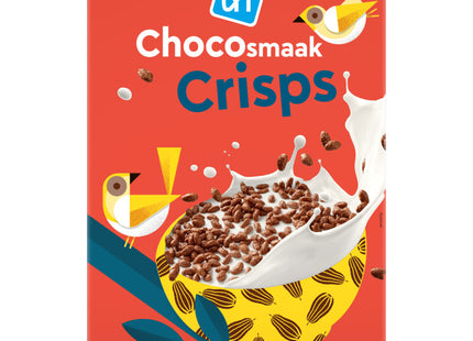 Chocolate flavored crisps