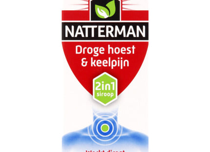 Natterman Droge hoest & keelpijn 2in1 siroop