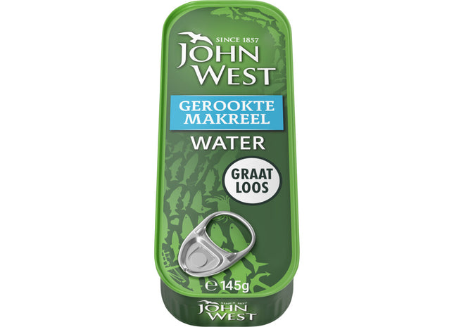 John West Gerookte makreel water