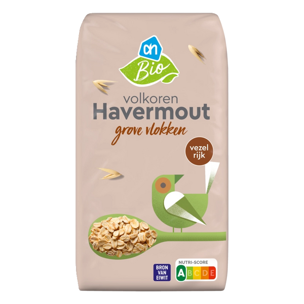 Biologisch Volkoren havermout grove vlokken