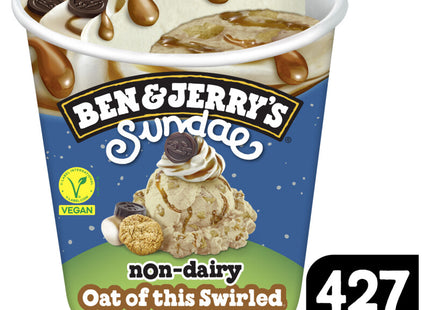 Ben &amp; Jerry's Sundae non-dairy oat of this swirled