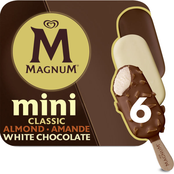 Magnum Mini klassisch Mandel weiß