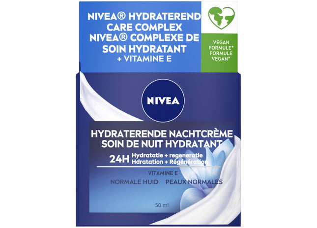 NIVEA Hydraterende nachtcrème normale huid