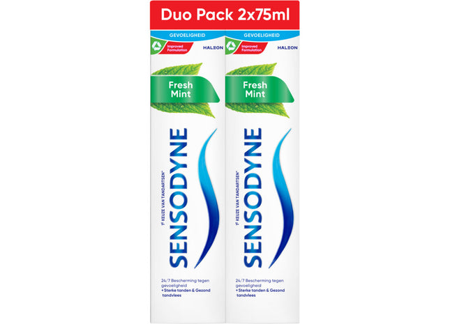 Sensodyne Fresh mint tandpasta 2-pack