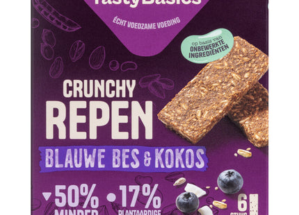 TastyBasics Blueberry and coconut bars