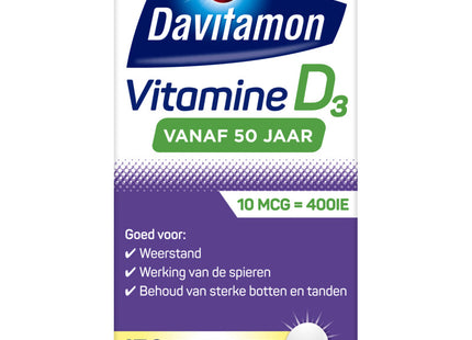 Davitamon Vitamine d 50+ citroensmaak