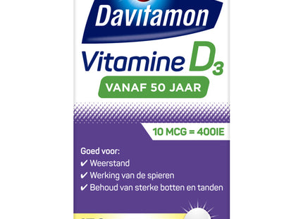 Davitamon Vitamine d 50+ citroensmaak