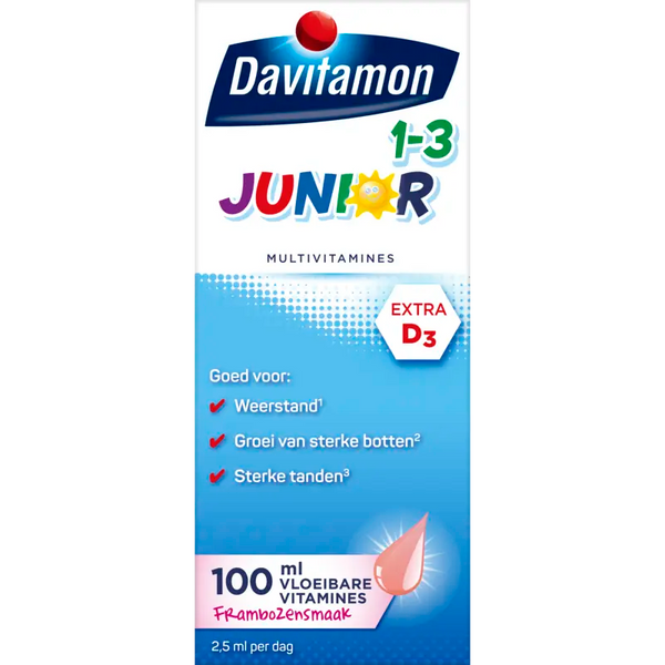Davitamon Junior multivitamins raspberry 1-3 years