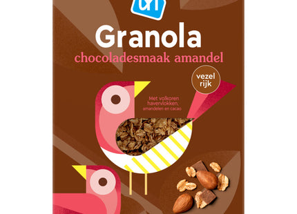 Granola chocolate flavor almond