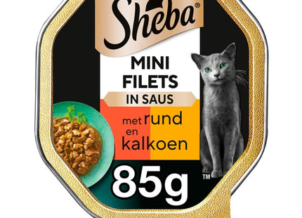 Sheba Mini filets in saus rund & kalkoen