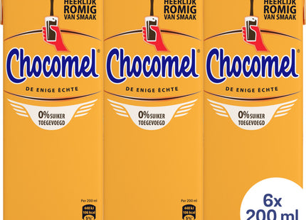 Chocomel 0% suiker toegevoegd 6-pack