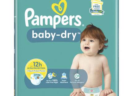 Pampers Baby dry diapers size 4
