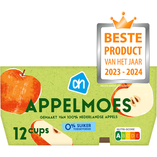 Appelmoes 0% suiker toegevoegd 12-pack