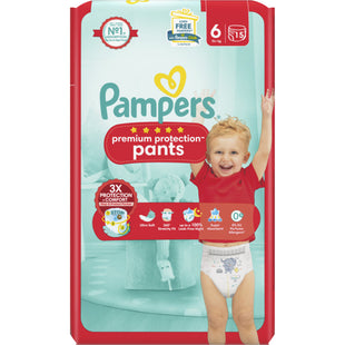 Pampers Premium Schutzhose Größe 6