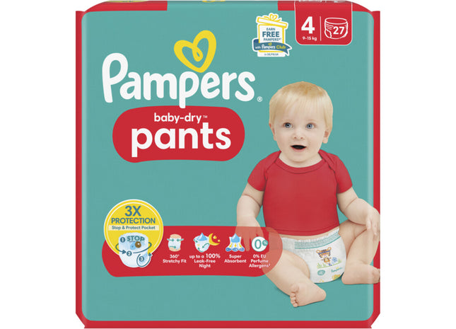 Pampers Baby-dry pants maat 4