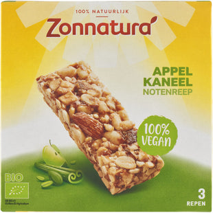 Zonnatura Appel kaneel notenreep
