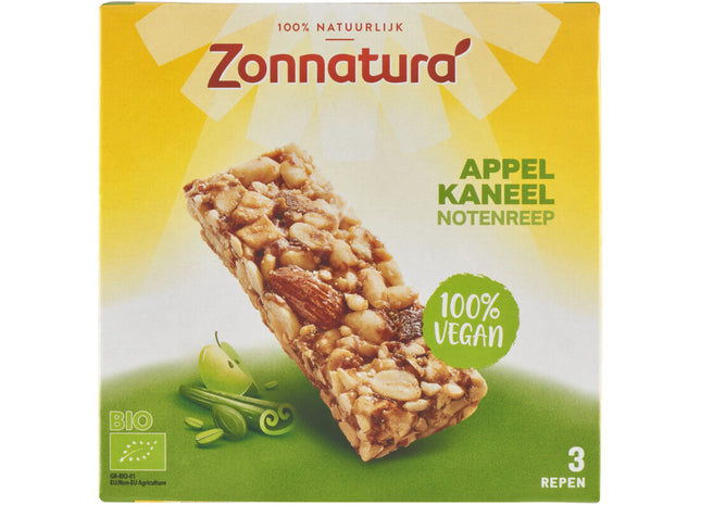 Zonnatura Appel kaneel notenreep