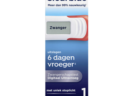 Clearblue Zwangerschapstest digitaal ultravroeg