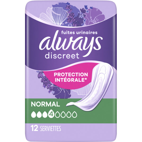 Always Discreet bandage for urine loss