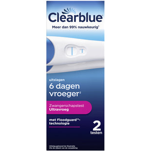 Clearblue Zwangerschapstest ultravroeg