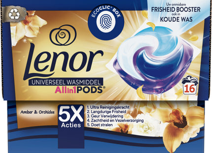 Lenor Pods gouden orchidee wasmiddelcapsules
