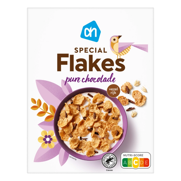 Special flakes pure chocolade