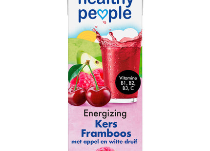 Healthy people Energizing cherry raspberry with apple
