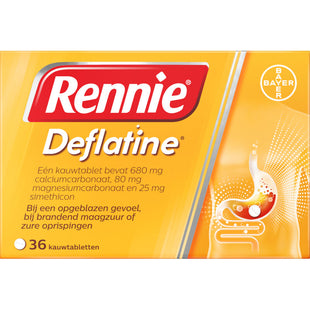 Rennie Deflatine kauwtabletten