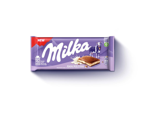 Milka Schokoriegel Alpenmilchcreme