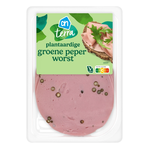 Terra Plant-based green pepper sausage
